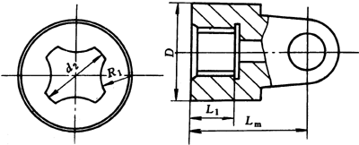 WSH型滑動(dòng)軸承十空軸式萬(wàn)向聯(lián)軸器主、從動(dòng)端聯(lián)接型式