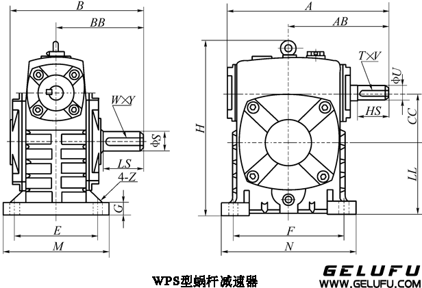 WP、WD型蝸桿減速機