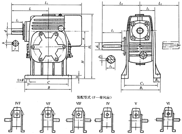 TP型平面包絡(luò)環(huán)面蝸桿減速機