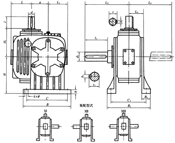 TP型平面包絡(luò)環(huán)面蝸桿減速機