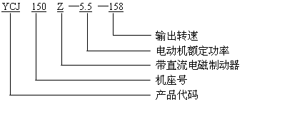 YCJ係列齒輪減速機(jī)三相異步電動(dòng)機(jī)JB/T6442-92