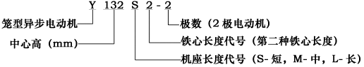 Y係列（IP44）三相異步電動(dòng)機(jī)結(jié)構(gòu)簡(jiǎn)介及標(biāo)記示例