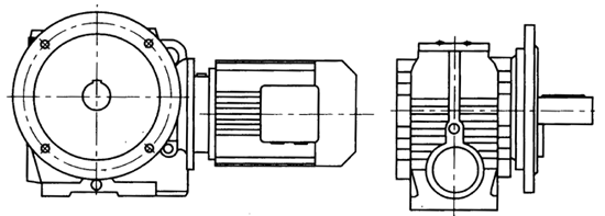 GS系列減速電機(jī)結(jié)構(gòu)型式說(shuō)明