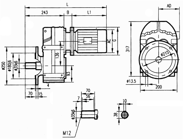 GFF57安裝結(jié)構(gòu)尺寸