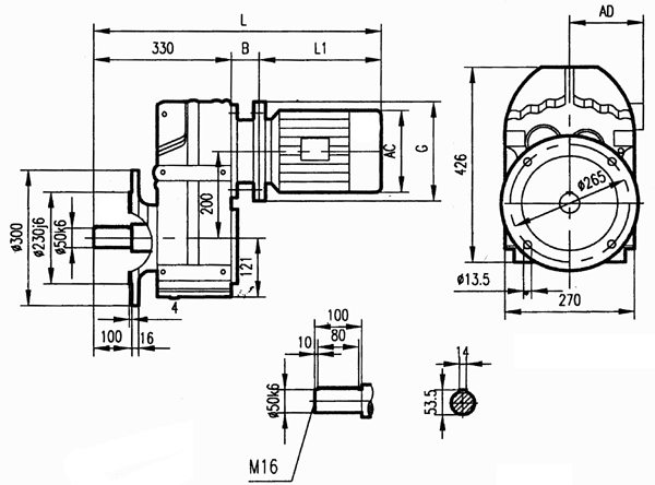 GFF77安裝結構尺寸